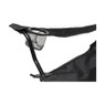 Opvouwbare campingstoel - zwart - 80x75x50 cm