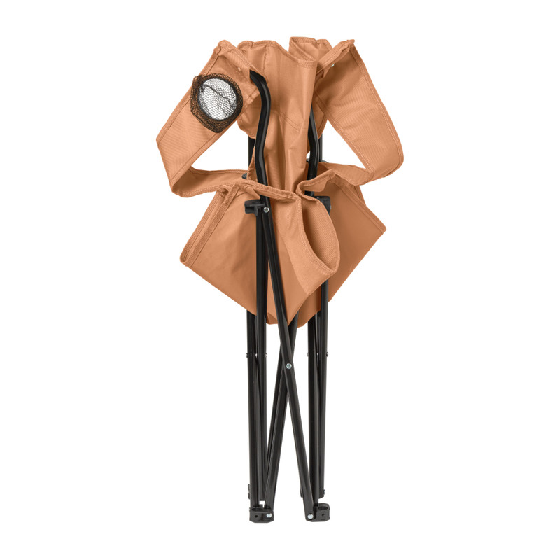 Campingstoel opvouwbaar - terra - 80x75x50 cm