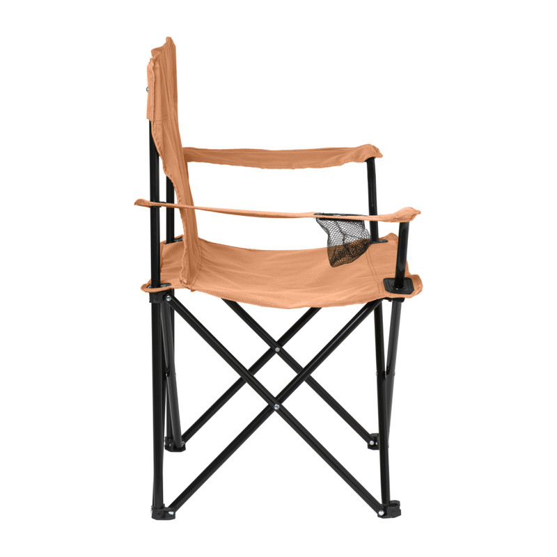 Campingstoel opvouwbaar - terra - 80x75x50 cm