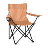 Campingstoel opvouwbaar - terra - 80x75x50 cm