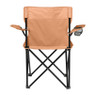 Campingstoel opvouwbaar - terra - 80x75x50 cm