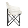 Kids campingstoel compact - wit - 50x50x40 cm