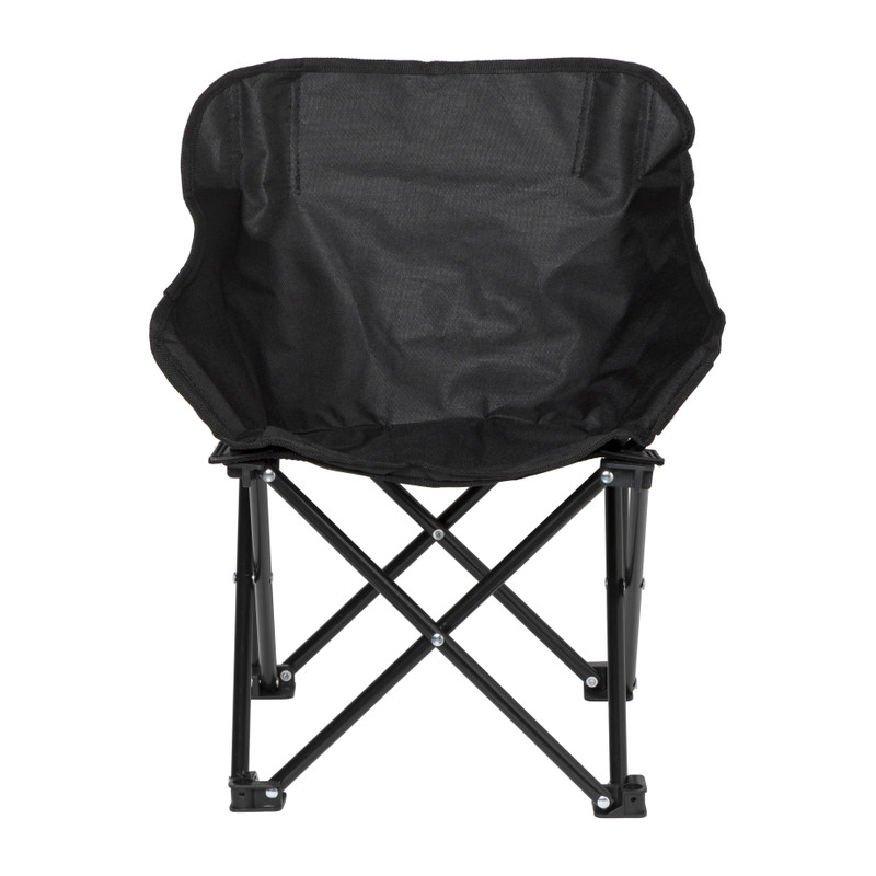 Xenos Kids campingstoel compact - zwart - 50x50x40 cm