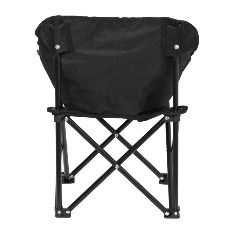 Kids campingstoel compact - zwart - 50x50x40 cm