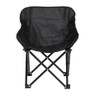 Kids campingstoel compact - zwart - 50x50x40 cm