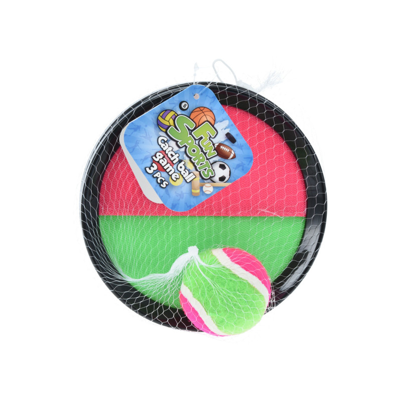Vangbalset groot - multikleur - set van 3