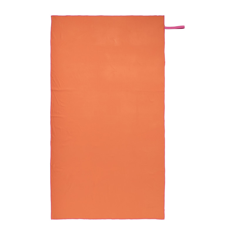 Microvezel handdoek - oranje/roze - 100x180 cm