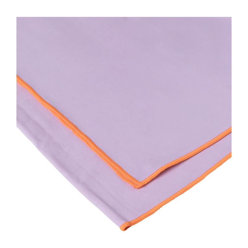 Microvezel handdoek - lila/oranje - 100x180 cm