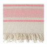 Hamamdoek Jenny - beige/roze - 90x150 cm