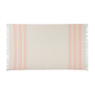 Hamamdoek Ilona - beige/oranje/roze - 90x150 cm