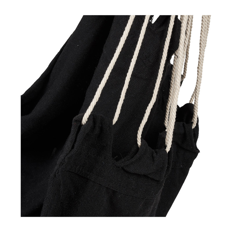 Hangstoel aan stok - zwart - 90x100x100 cm