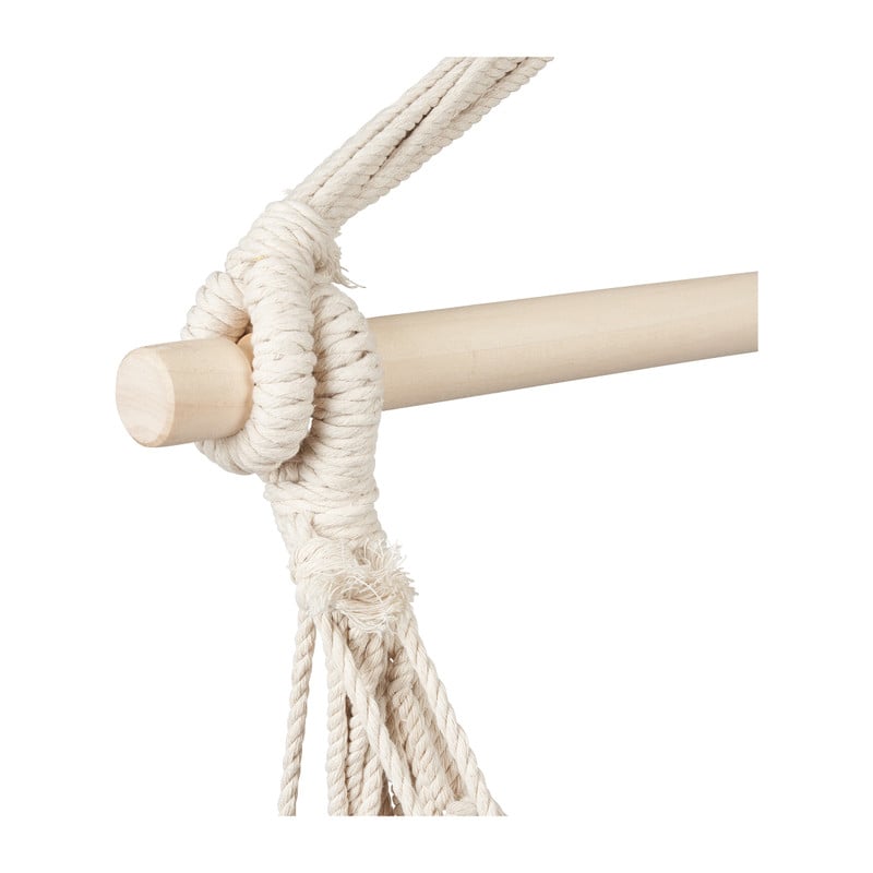 Hangstoel met franjes - multikleur - 90x95x50 cm