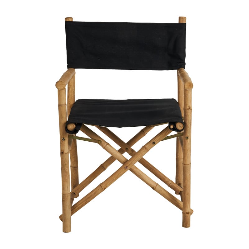 Regisseurstoel bamboe - 90x57x45 cm