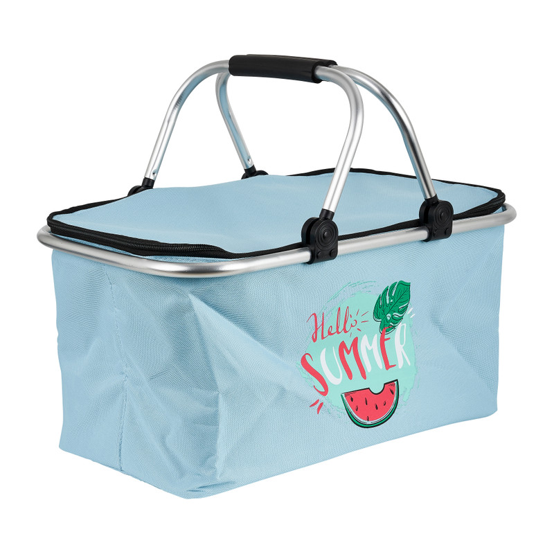 Coolerbox aluminium handles - 48x28x24 cm