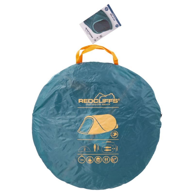 Pop-up tent voor 2 personen - groen - 67x67x4.5 cm