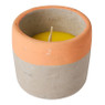 Citronella kaars in beton pot - diverse kleuren - ø8x8 cm