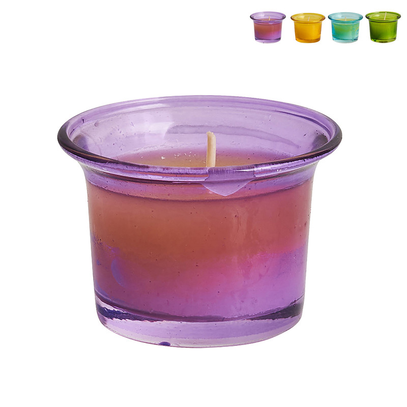 Citronella kaars in glas - diverse varianten