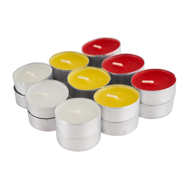 Theelichten citronella tomaat - set van 18