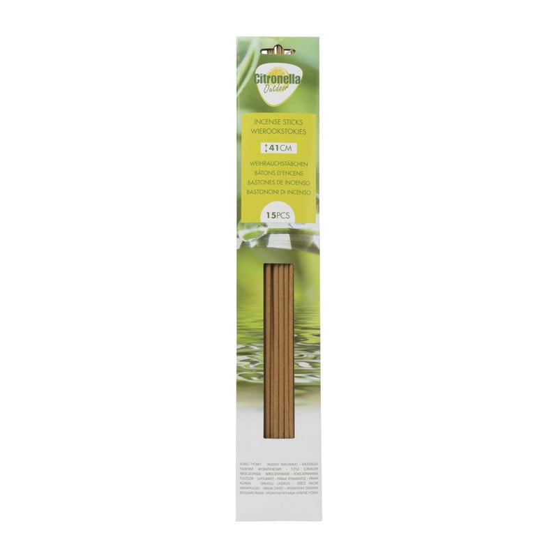 Citronella wierooksticks - set van 15