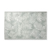 Buitenkleed leaves - grijsgroen/wit - 120x180 cm