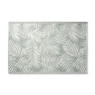 Buitentapijt leaves - grijsgroen/wit - 120x180 cm