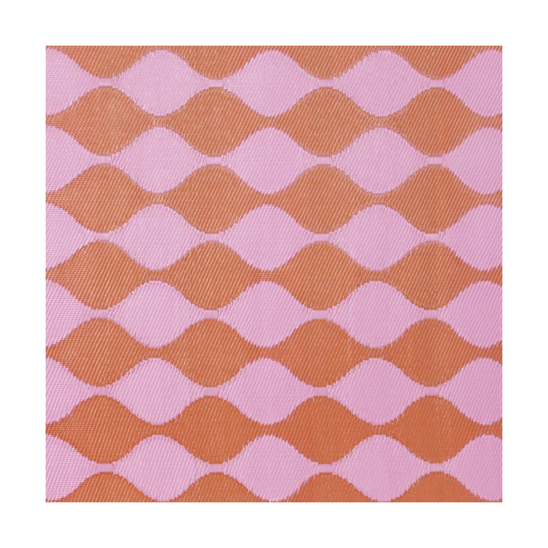 Buitenkleed flow - rood/roze - 120x180 cm
