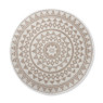 Buitenkleed mandala - beige/wit - 150 cm