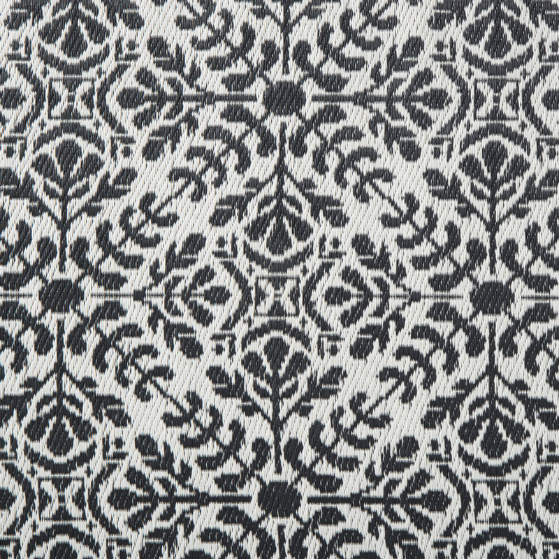 Buitenkleed ethnic - zwart - 120x180 cm