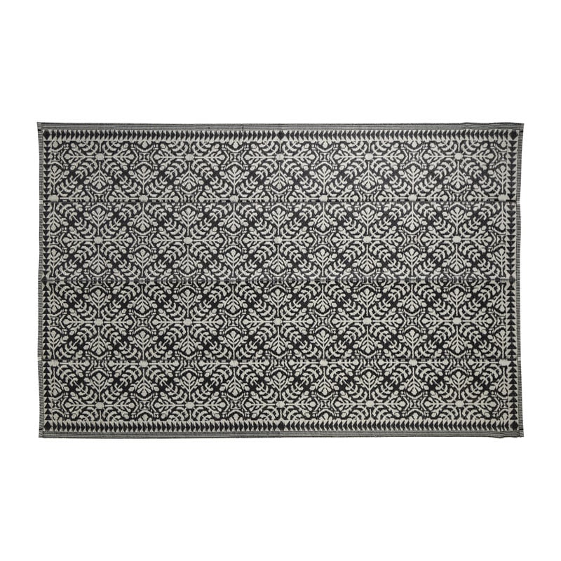 Buitenkleed ethnic - zwart - 200x300 cm
