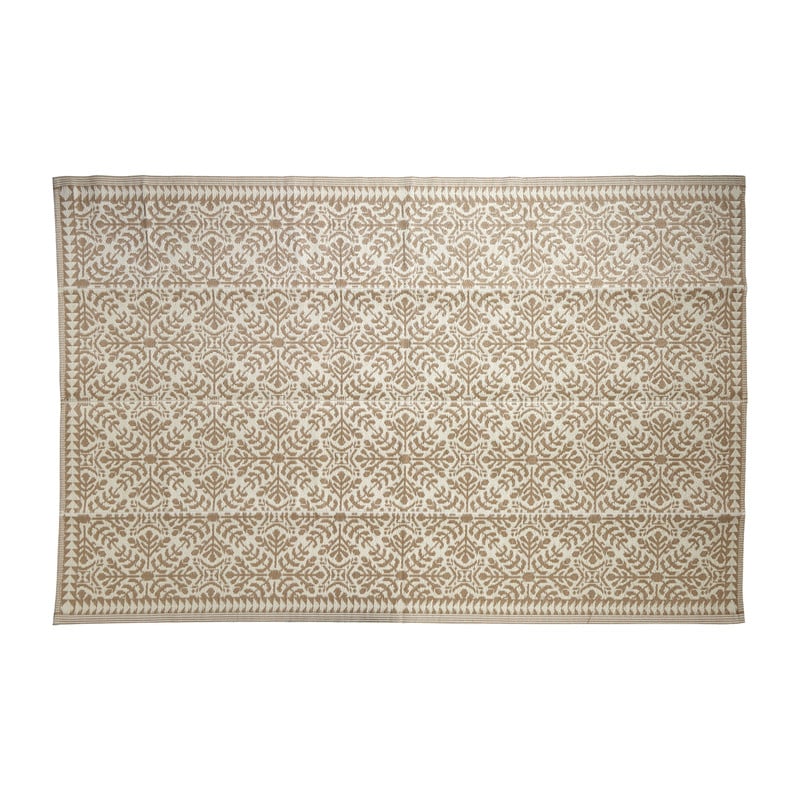 Buitenkleed ethnic - beige - 200x300 cm
