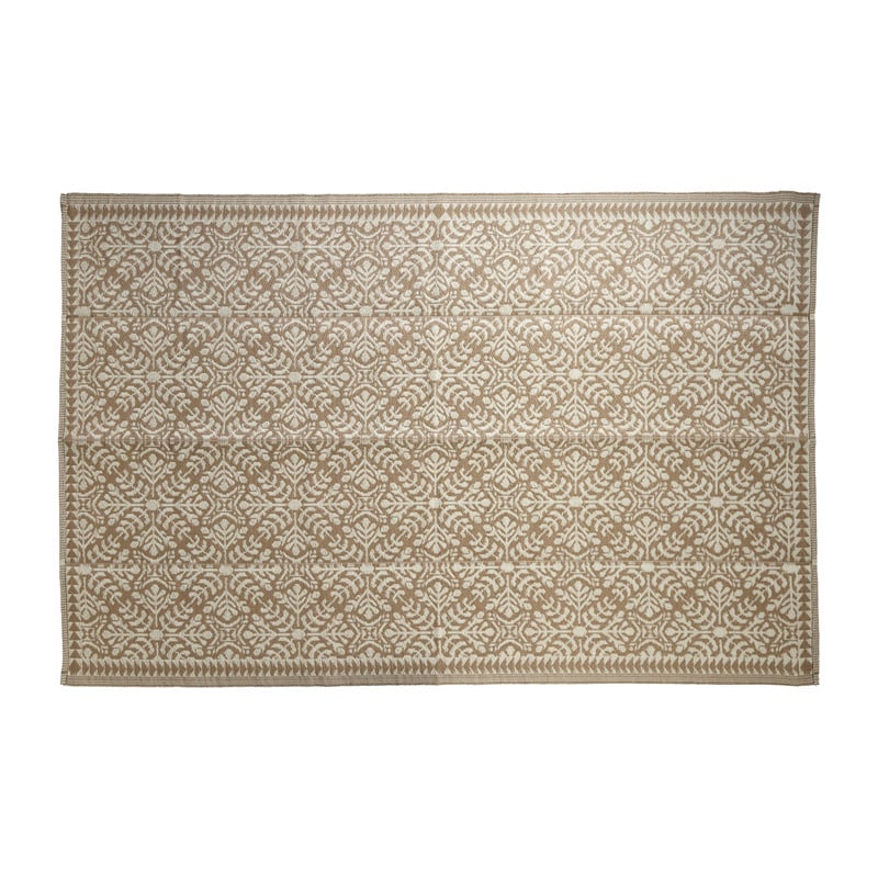 Buitenkleed ethnic - beige - 200x300 cm