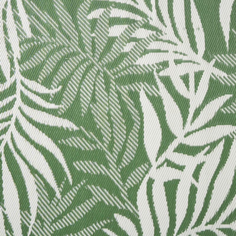 Buitenkleed leaves - groen - 160x230 cm