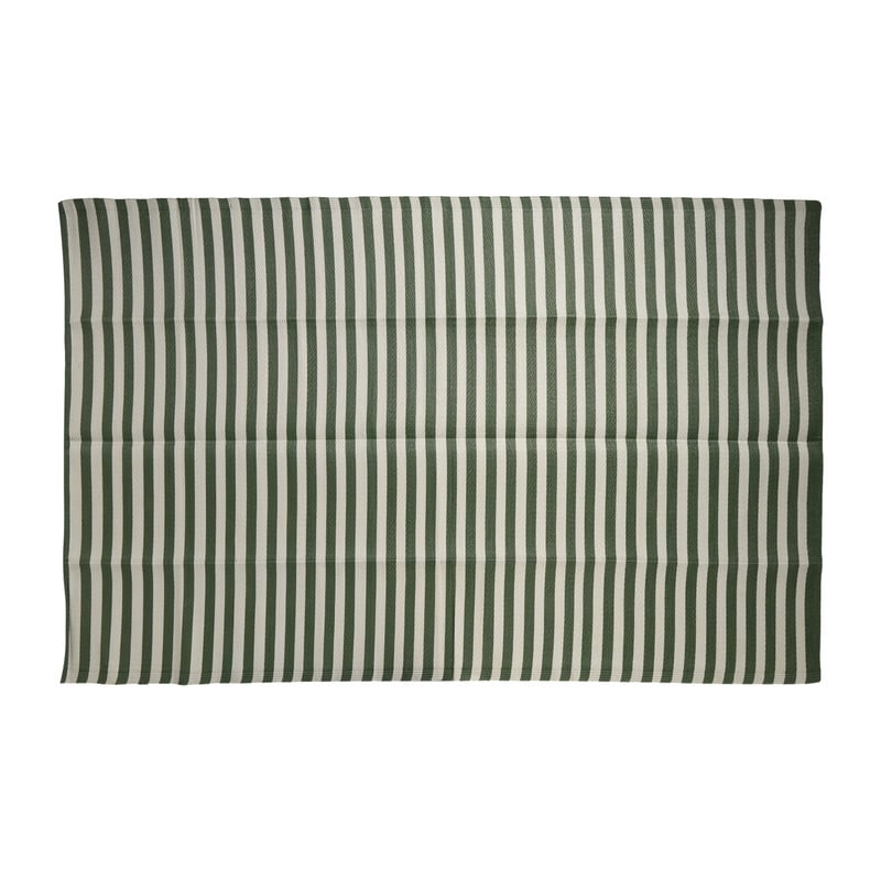 Buitenkleed streep - groen - 200x300 cm