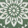 Buitenkleed bloem - groen - ø150 cm