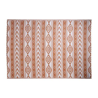 Buitenkleed tribal - bruin - 160x230 cm
