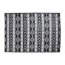 Buitenkleed tribal - zwart - 160x230 cm