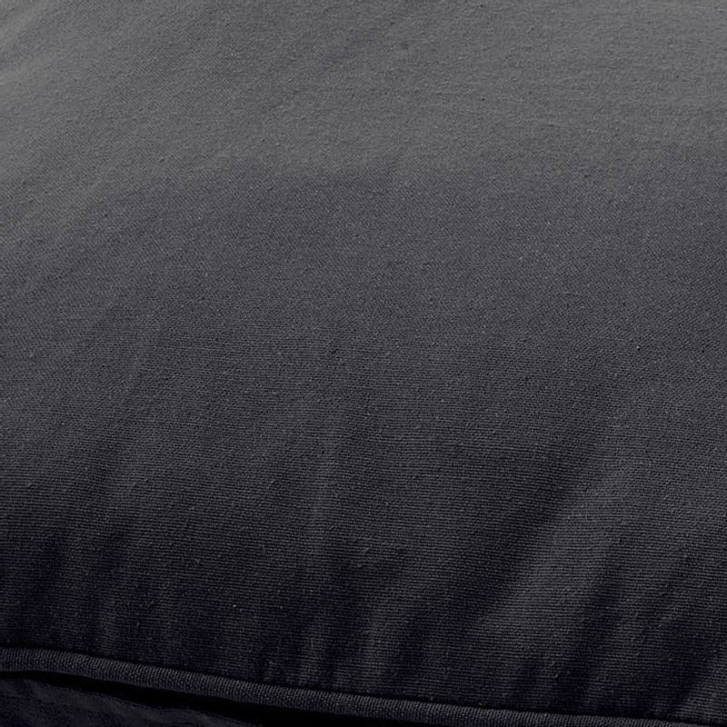 Dutch Decor sierkussen Java XL - zwart - 70x70 cm