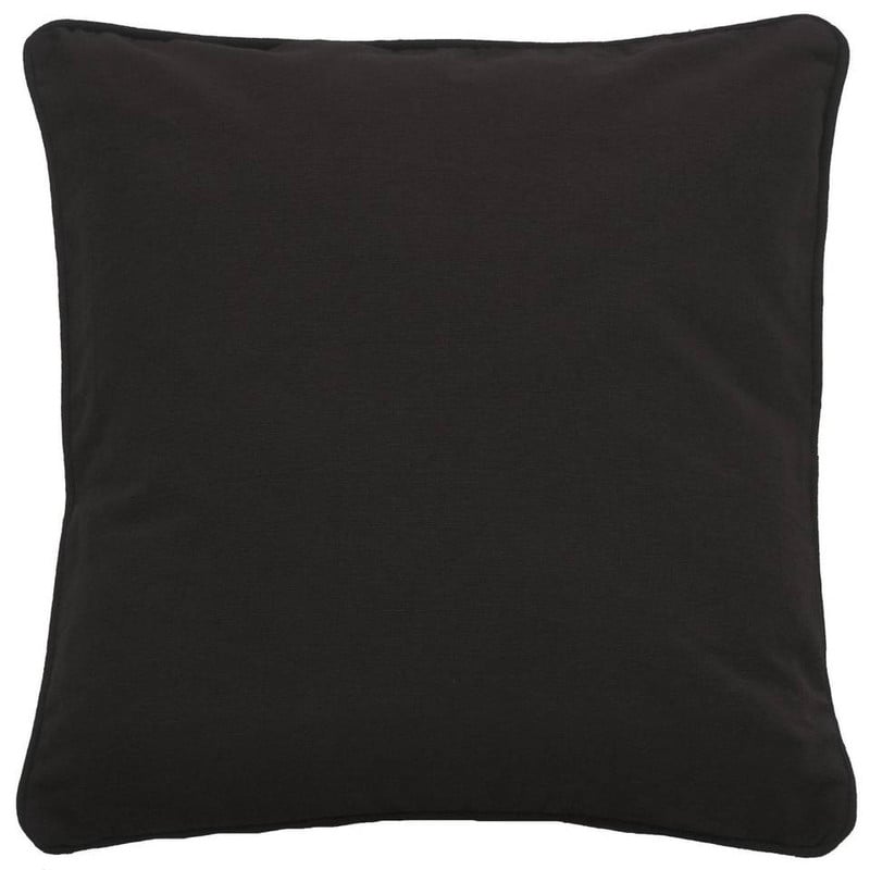 Dutch Decor sierkussen Java XL - zwart - 70x70 cm