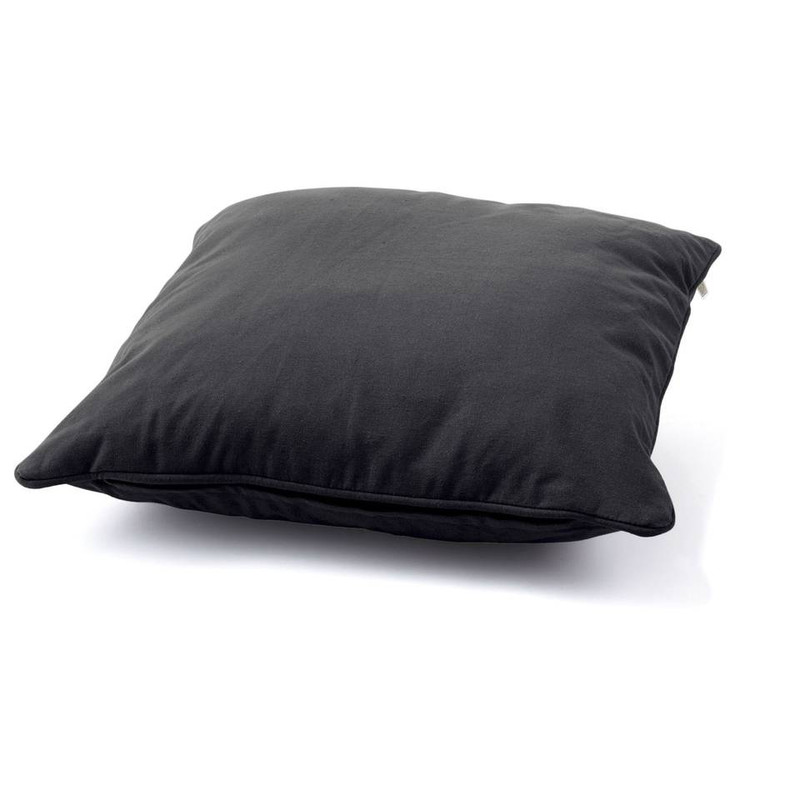 Dutch Decor sierkussen Java XL - zwart - 70x70 cm