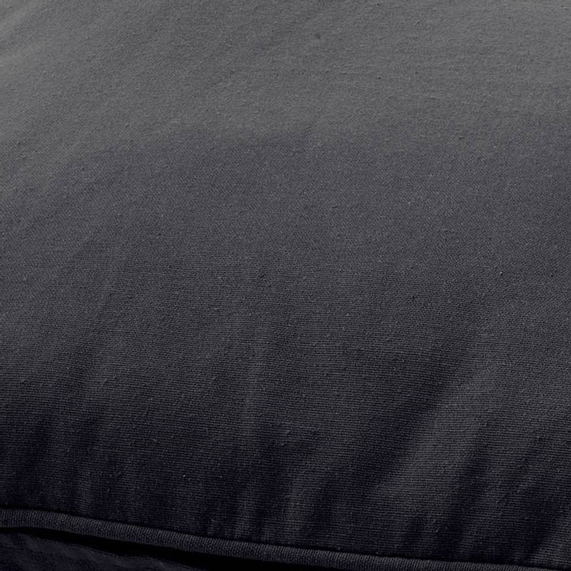 Dutch Decor sierkussen Java XL - zwart - 70x70 cm