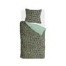Dekbedovertrek 1-persoons - luipaard groen - 140x220 cm 