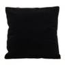 Sierkussen varenblad - zwart - 45x45 cm