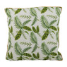 Sierkussen varenblad - wit - 45x45 cm