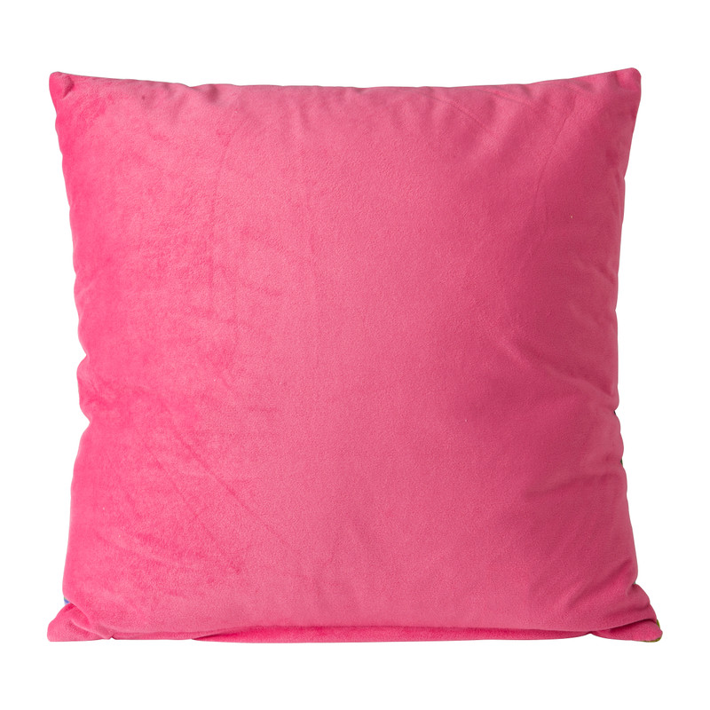 Sierkussen tropische bloemen - multikleur - 45x45 cm