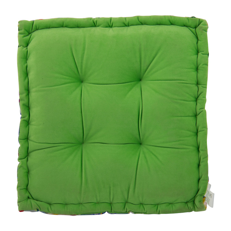 Matraskussen jungle pauw -multikleur - 45x45 cm