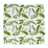 Matraskussen bladeren - wit - 45 x 45 x 8 cm