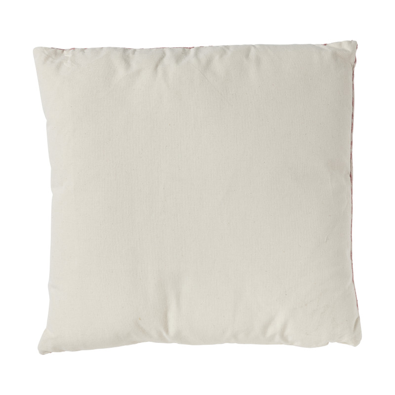 Sierkussen chenille -  roze - 45x45 cm