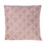 Sierkussen chenille -  roze - 45x45 cm