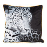 Sierkussen luipaard - zwart/wit - 45x45 cm