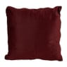 Sierkussen LED lichtjes - bordeauxrood - 45x45 cm 